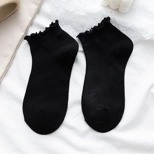 Women short cotton socks - short,