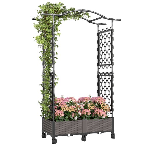Raised garden bed with - garden,
