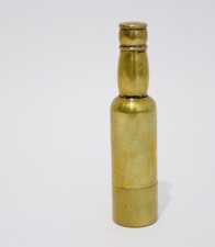 Antique brass bottle pocket