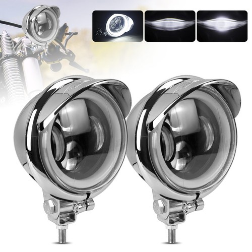 Led motorcycle spot lights - 2x,