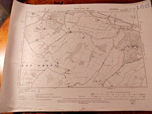 Original 1899 map sheet - original, os