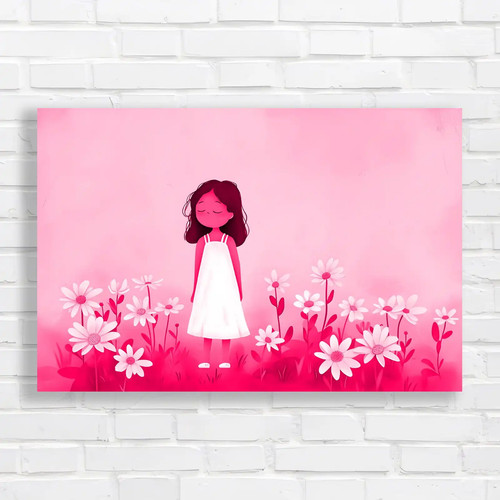 Peaceful daisy meadow pink - daisy,