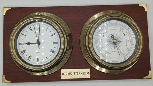 Titanic clock and - r.m.s.,