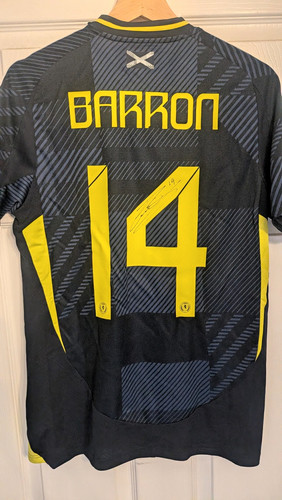 Scotland match worn football - worn,