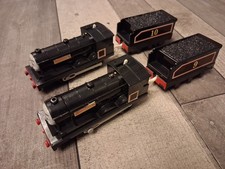 Thomas Trackmaster Donald & Douglas trains with Tenders (battery operated) RARE