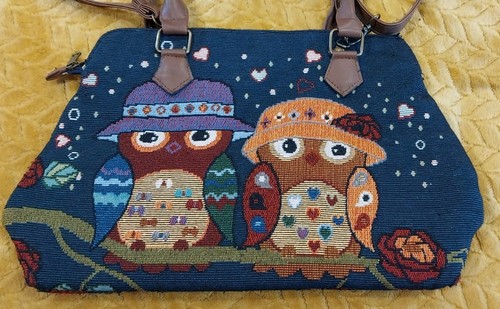 Tapestry owl bag - owl,