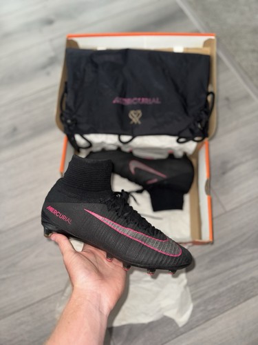 Nike mercurial black and - and, pink