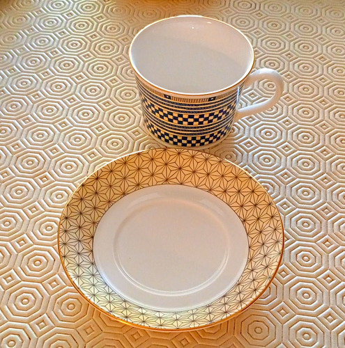 Wedgwood samurai cup saucer - wedgwood,