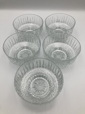 5 x Vintage Glass Ravenhead