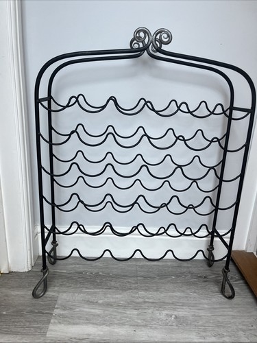 Black metal wrought iron - metal,