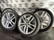 2017 AUDI A7 S-LINE 4H0601025BR 4H0601025BS SET OF GENUINE 20 INCH ALLOY WHEELS