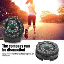 Mini Outdoor Hiking Travel Compass Thermometer Carabiner Strap Watch D3 New❀