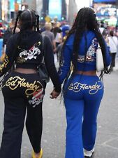 Hot Ed Hardy Y2k Tracksuit Set