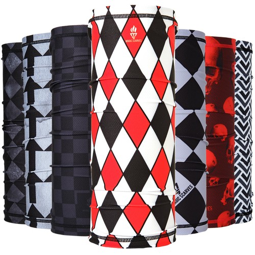 Biker neck tube skulls snood - tube,