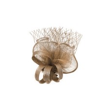 Small Flower Feather Mesh Hair