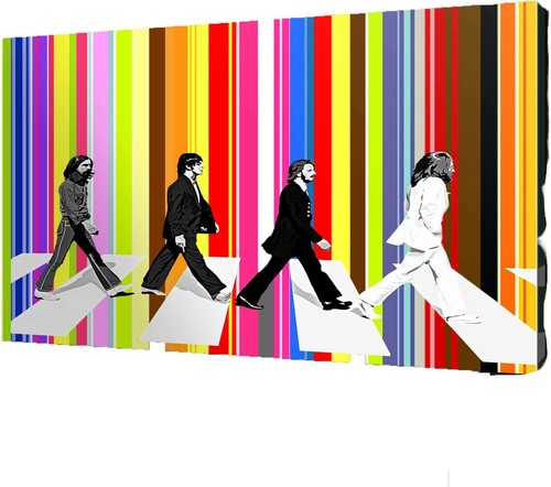 Beatles abbey road canvas wall - canvas,