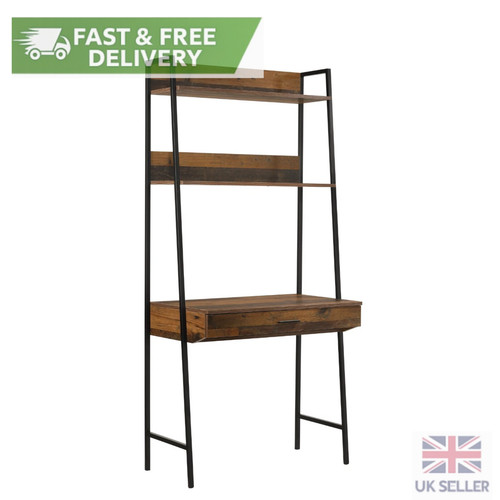 Ladder bookcase desk shelving - ladder,