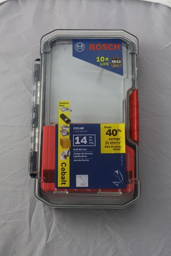 Bosch 14pc cobalt drill bits - 14pc.,