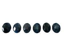 Natural faceted deep blue - natural,