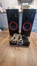 Cerwin Vega VE 12 12"sub Tower Speakers (Pair) With Free Ibiza AMP-800