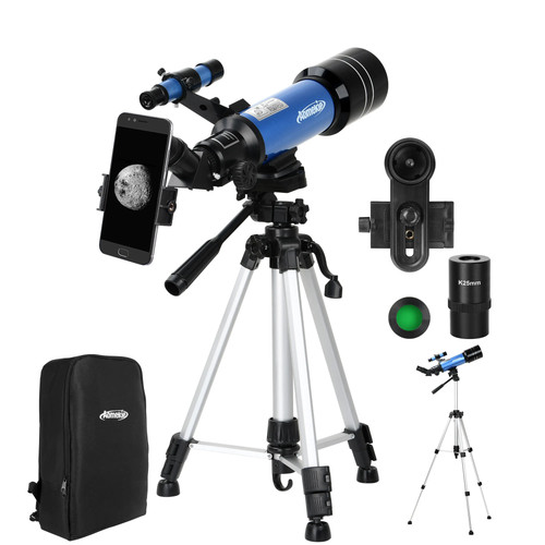 Astronomy telescope with phone - astronomy,