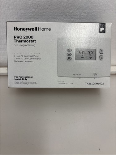 New honeywell pro th2110dh1002 - honeywell,