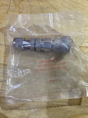 Swagelok qc4 400 - swagelok, ss-qc4-b1-400