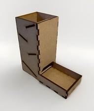 MDF Dice Tower Kit. Bolt