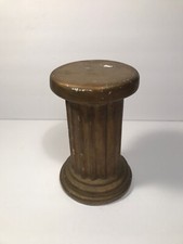 Vintage Chalkware Gold Pillar