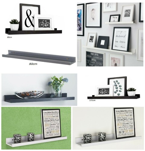 Wooden floating shelf - floating, shelves