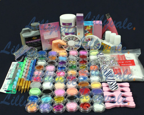 Powder 60pc acrylic glitter - 60pc,