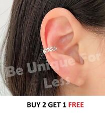 Heart Cuff Ring Fashion Jewelry Conch Ear Cuff Wrap No piercing-Clip On Earring