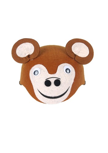 Children monkey hat costume - children,