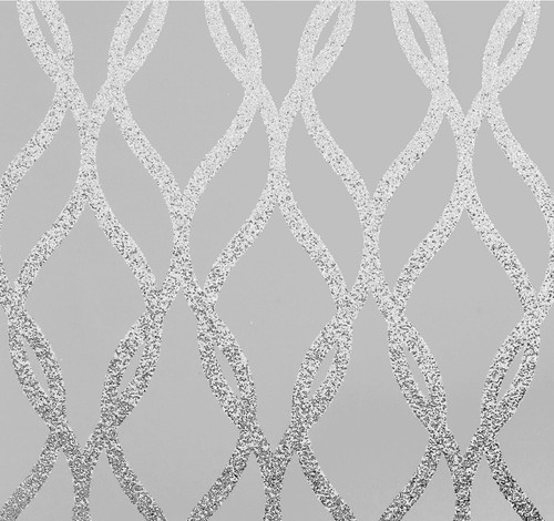 Arthouse sequin trellis silver - arthouse,
