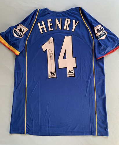 Thierry henry signed arsenal - signed,