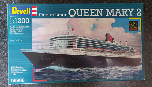 Revell 1200 queen mary 2 - revell,