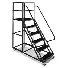 6 Steps Rolling Ladder with