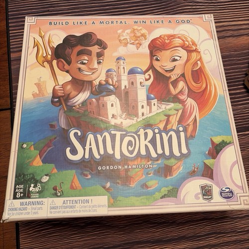 Santorini board game spin - game,