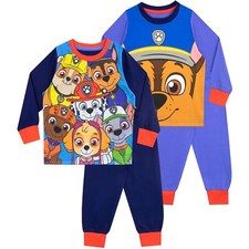 Kids Paw Patrol 2 Pack Pyjamas | Boys Paw Patrol Pyjama Set Pack of 2