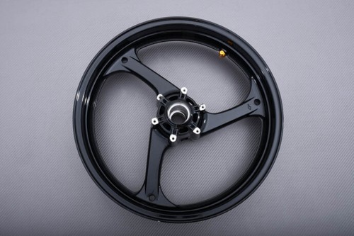 Black front wheel - front, rim