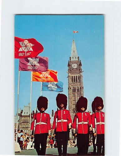 Postcard changing the guard - postcard,