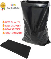 Black rubble sacks - rubble, builders
