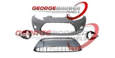Ford Fiesta 2008 - 2013 Front Bumper Complete With Grilles With Chrome Fog Grill