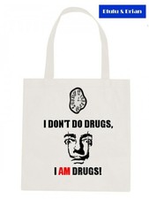 Salvador dali quote tote - tote, bag