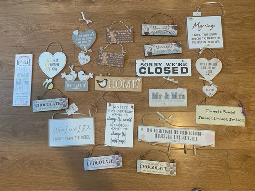 Wholsale joblot hanging signs - hanging,