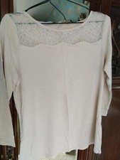Lovely Ladies Laura Ashley 3/4 Length Sleeve Top Size 10 Good Preloved Condition