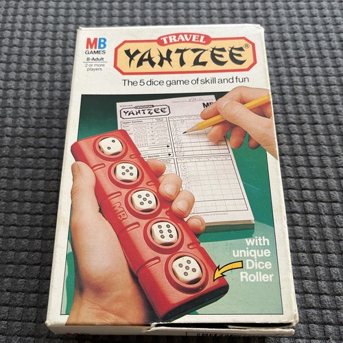 Vintage yahtzee travel dice - travel,