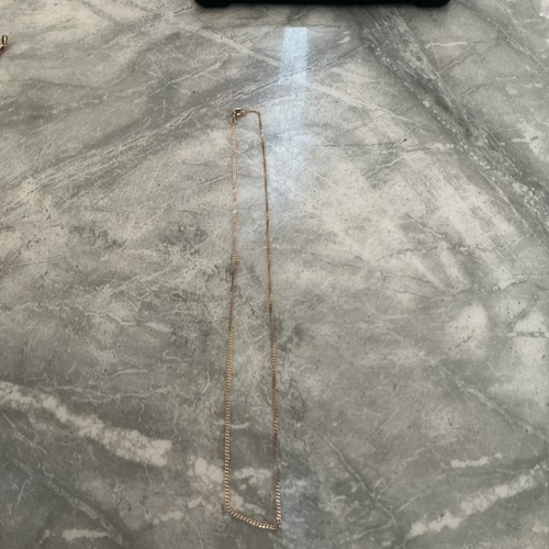 9ct gold curb - 9ct, 375