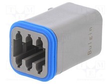 1 pcs x BULGIN - PX0100S06GY - Connector: wire-wire, PX0, female, plug, for cabl