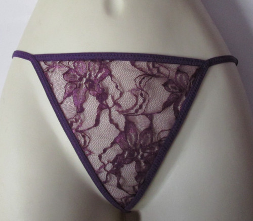 Handmade lace string - lace, thong